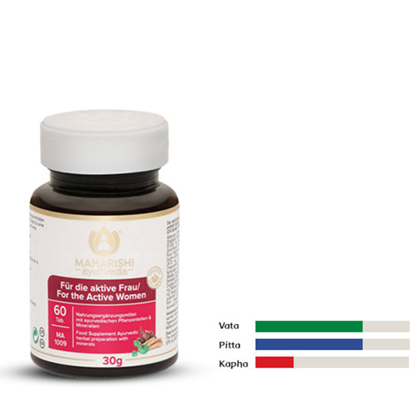 For the active woman MA 1009 Food supplement with Ayurvedic plant parts & zinc