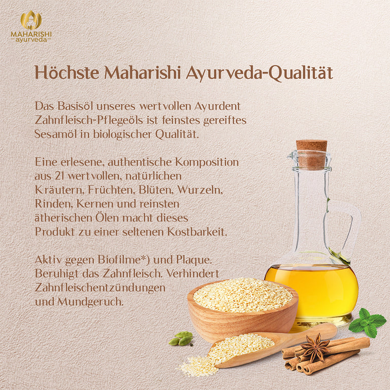 Huile de soin des gencives Ayurdent®, kNk