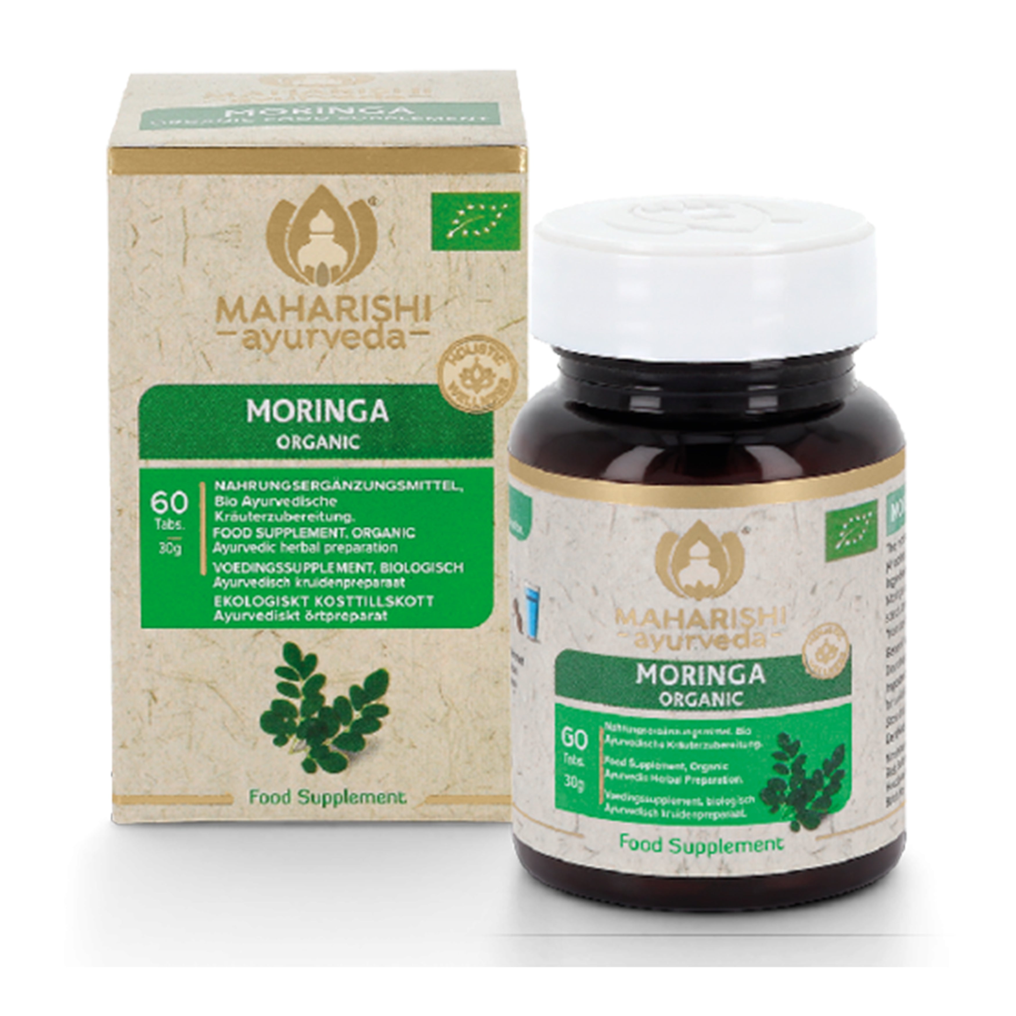 Moringa Bio Super Herb – Moringa Nahrungsergänzung, Bio Ayurveda
