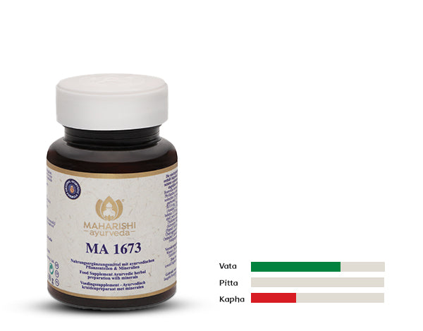 MA 1673 – Ayurvedic food supplement with herbs and minerals
