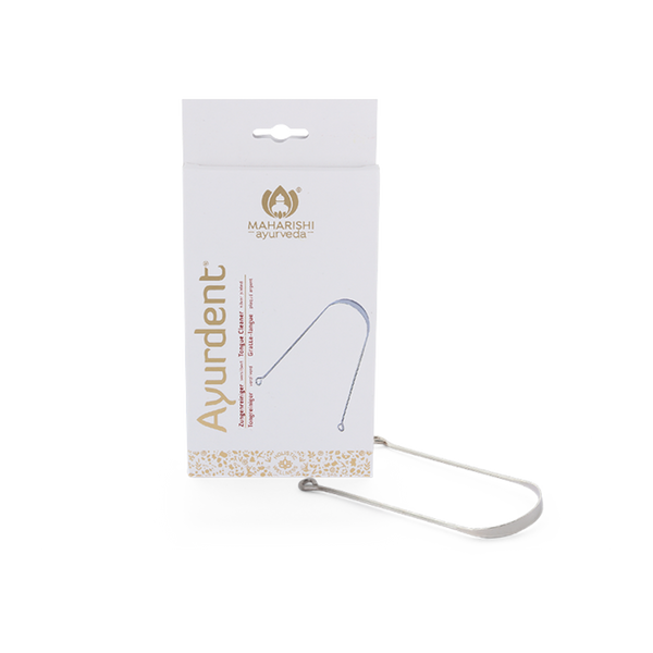 Tongue cleaner, silver-plated