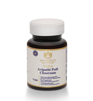 Avipathi Podi Choornam V104 – Ayurveda Nahrungsergänzung mit Kräutern