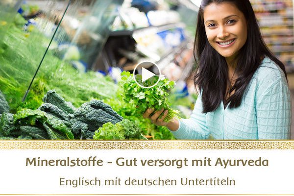 Mineralstoffe – Gut versorgt mit Ayurveda