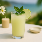 Kokos-Limette Sommerdrink
