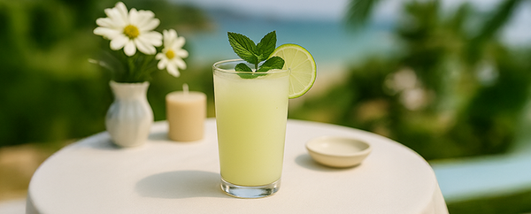 Kokos-Limette Sommerdrink