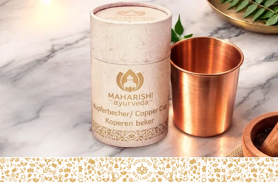 Kupferbecher im Ayurveda