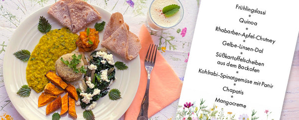 Frühlingsmenü