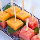 Melonenspießchen mit Minze