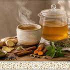 Wie Ayurveda-Kräuter und Gewürze im Tee verwendet