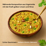 Gelbe Linsen –Multi-Hirse Khichdi