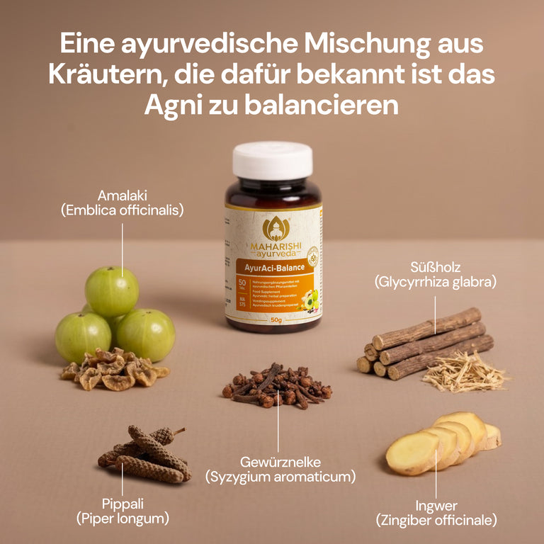 AyurAci-Balance MA 575 – Ayurvedic dietary supplement with herbs