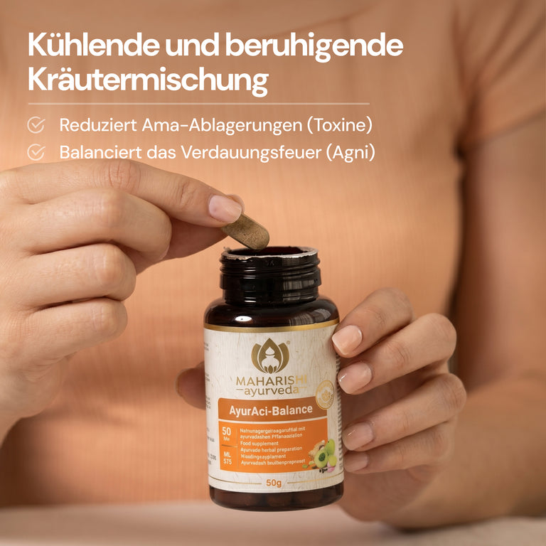 AyurAci-Balance MA 575 – Ayurvedic dietary supplement with herbs