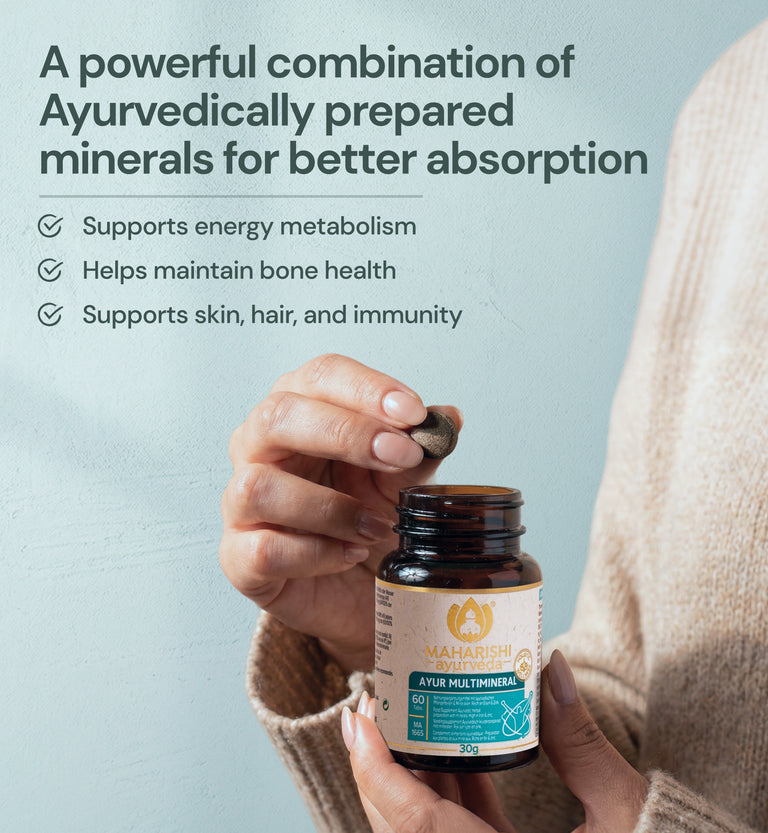 Ayur Multimineral MA 1665 – Complément alimentaire ayurvédique, fer et zinc