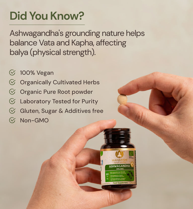 Ashwagandha Organic Super Herb – Ashwagandha Supplement, Organic Ayurvedic Herbs