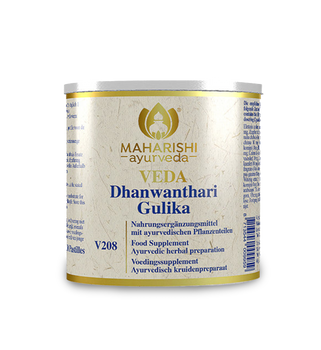 Dhanwanthari Gulika V208 – Ayurveda Nahrungsergänzung mit Kräutern