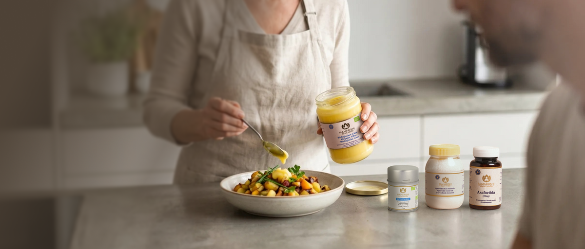 <h1>In der ayurvedischen Küche</h1>