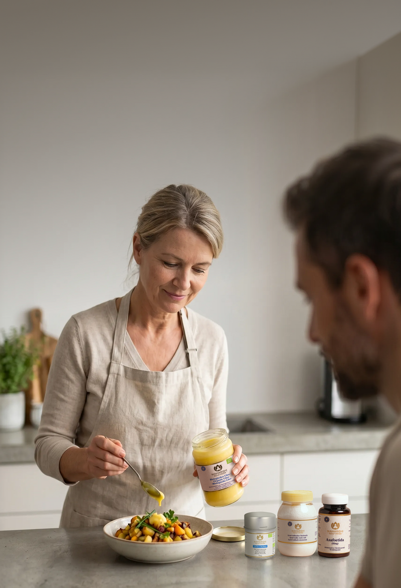 <h1>In der ayurvedischen Küche</h1>