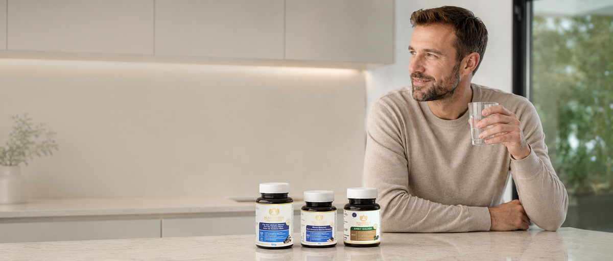 <h1>Ayurvedische Formulierungen, speziell auf Männer zugeschnitten.  </h1>