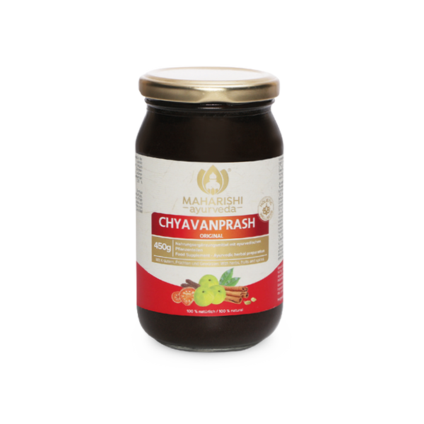 Original Chyavanprash 450 g<br>Nahrungsergänzungsmittel mit ayurvedischen<br>Pflanzenteilen