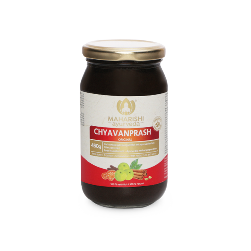 Original Chyavanprash 450 g<br>Nahrungsergänzungsmittel mit ayurvedischen<br>Pflanzenteilen