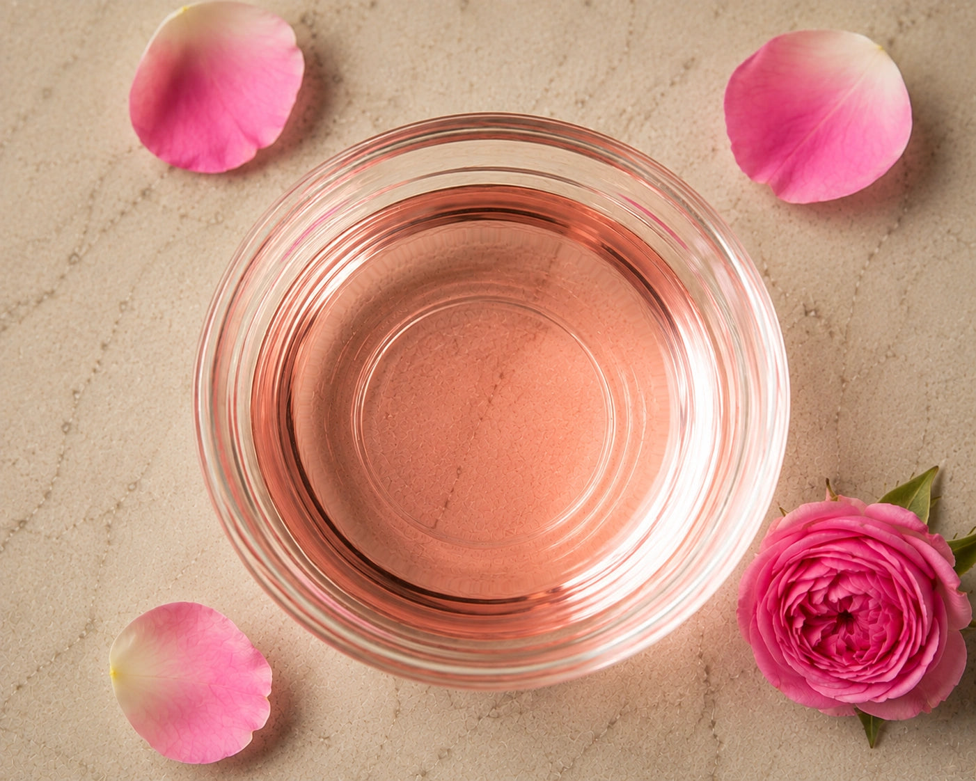 Rosa damascena flower oil