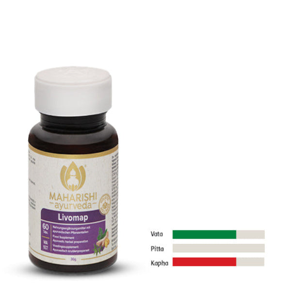 Livomap Tabletten MA 937 – Ayurveda Nahrungsergänzung mit Kräutern