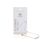 Tongue cleaner, silver-plated