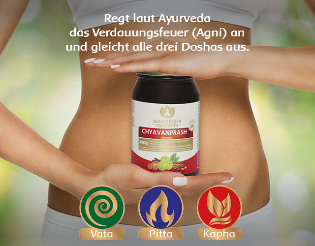 Original Chyavanprash 450 g<br>Nahrungsergänzungsmittel mit ayurvedischen<br>Pflanzenteilen