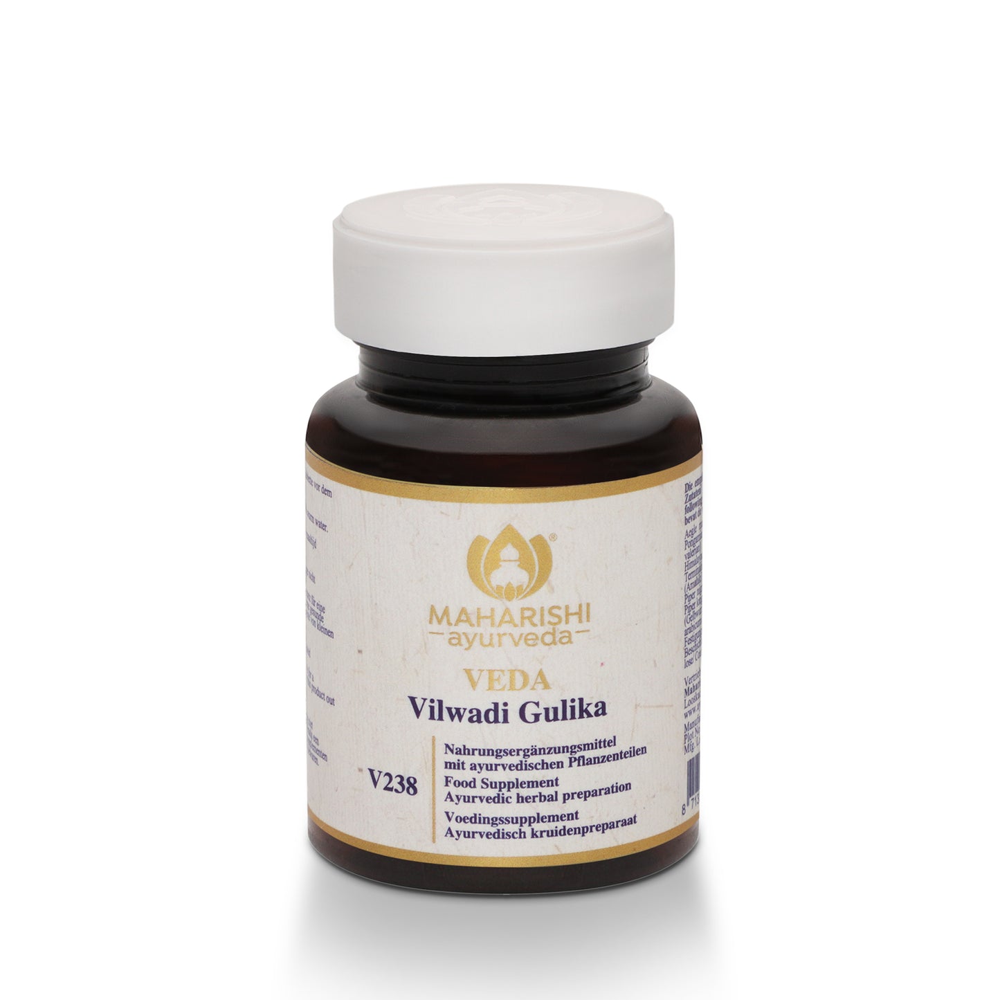 Vilwadi Gulika V238 – Ayurvedic dietary supplement with herbs