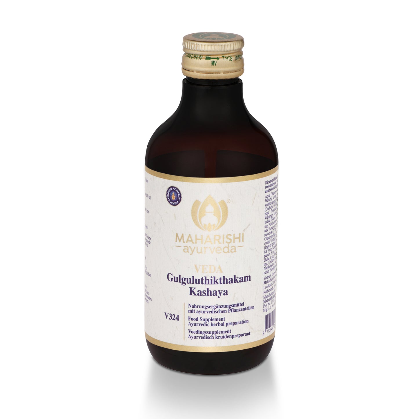 Gulguluthikthakam Kashaya V324 – Supplément ayurvédique à base de plantes