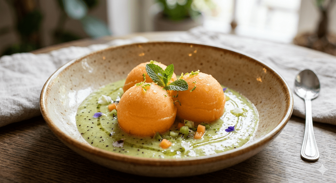 Zubereitung Melonensorbet