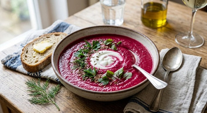 Cremige Rote-Bete-Suppe